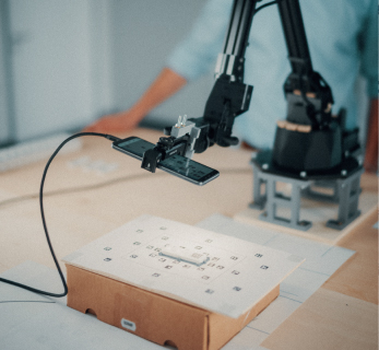 Digitale Auswertung eines Teststreifens